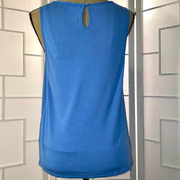Elle Periwinkle Blue Sleeveless Top - Picture 8 of 15